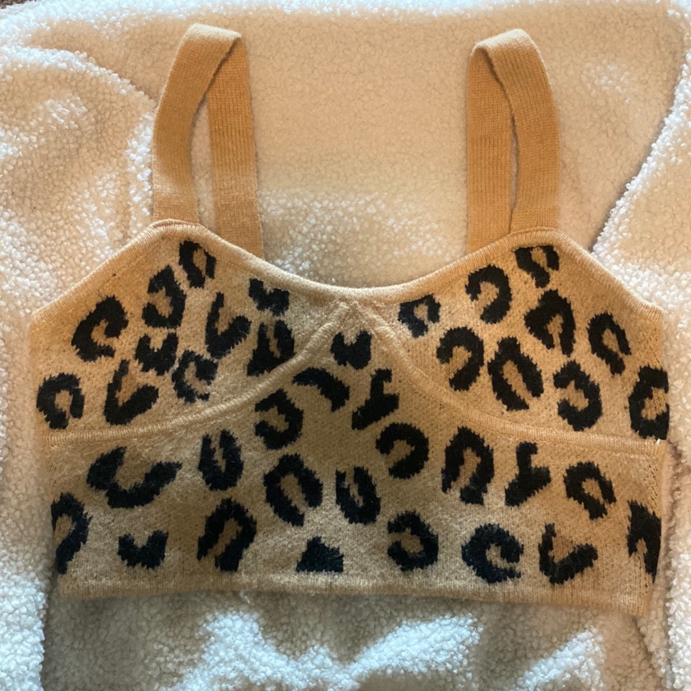 SOLD. Leopard Print Crop